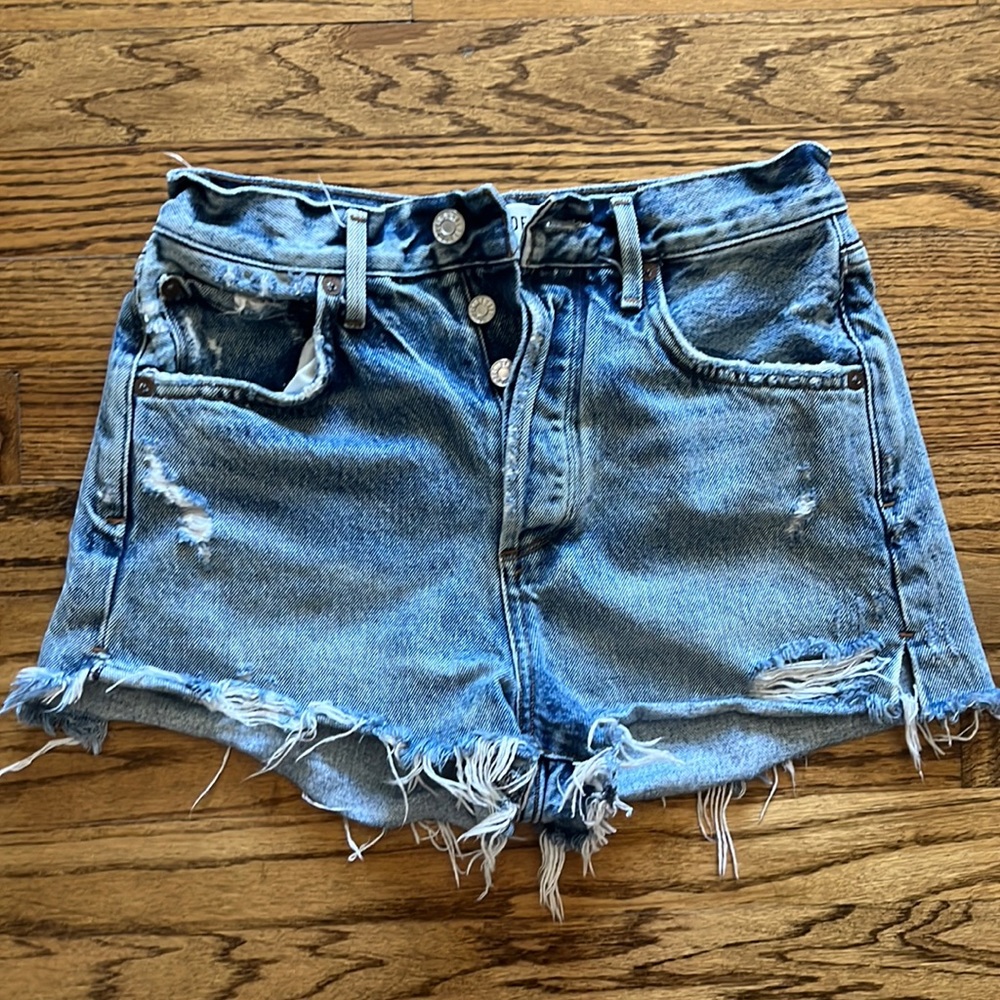 AGOLDE denim shorts